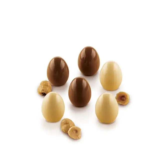 Silikomart 3D-Schokoladeneierform - Schokoladenform Sugar Sweet Kitchen