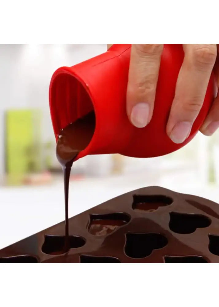 Silikon Schokoladen-Schmelzbecher / 2tlg. - Schokoladenwerkzeug Sugar Sweet Kitchen