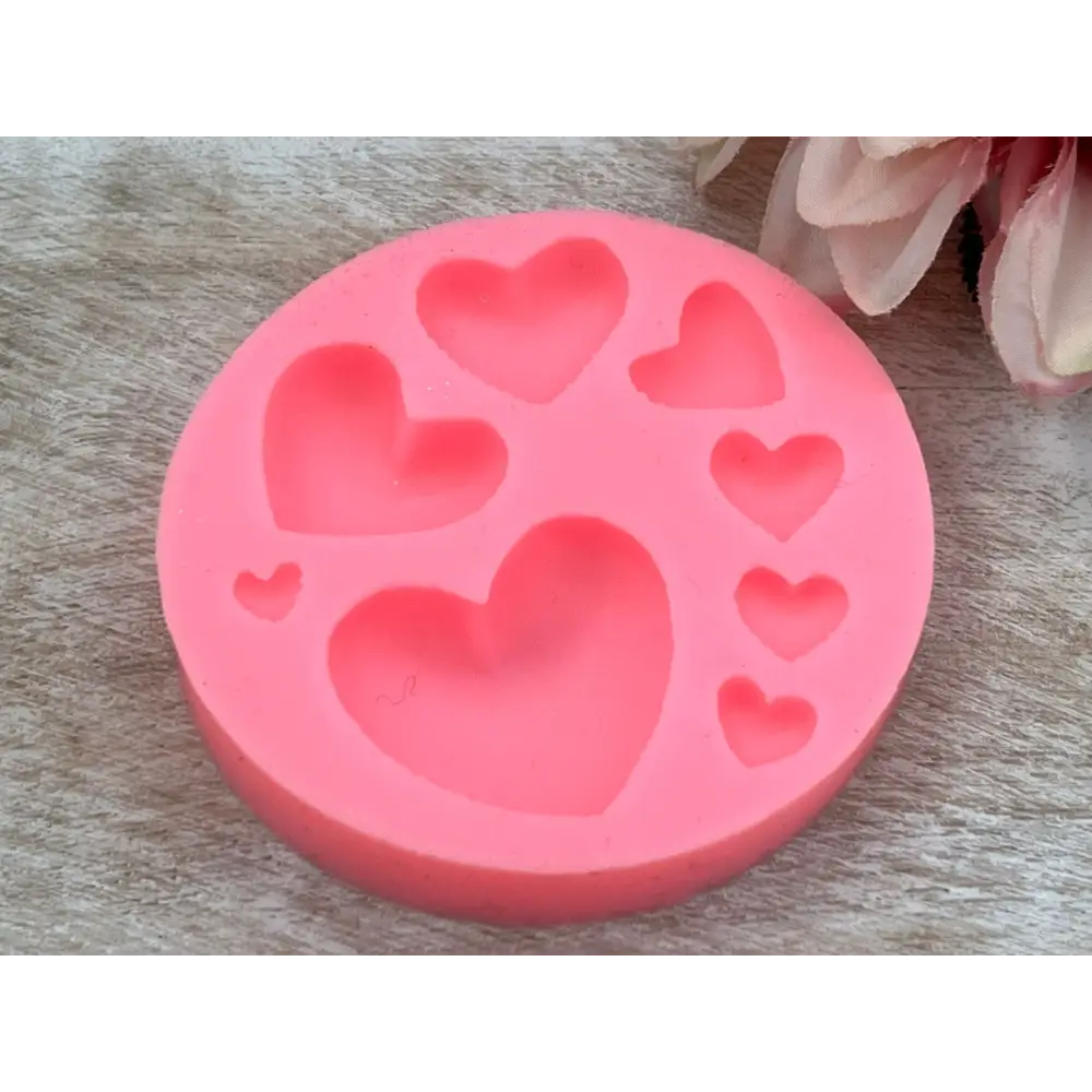 Silikonform Herzen / 7,3cm - Silikonformen Sugar Sweet Kitchen