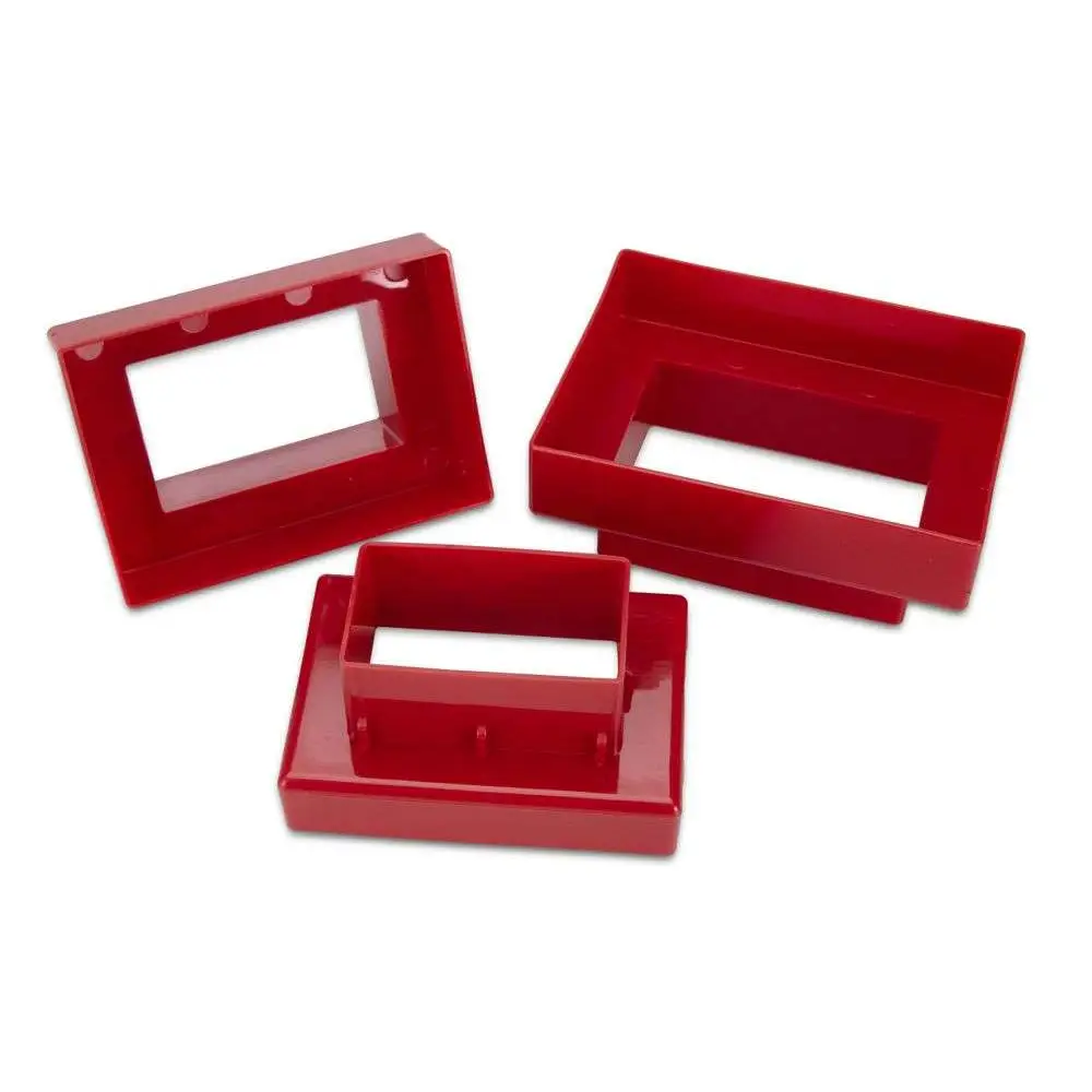 Städter Ausstecher-Set rechteckig glatt / 3Stk. - Keksausstecher Sugar Sweet Kitchen