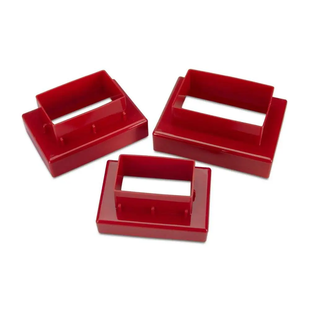 Städter Ausstecher-Set rechteckig glatt / 3Stk. - Keksausstecher Sugar Sweet Kitchen