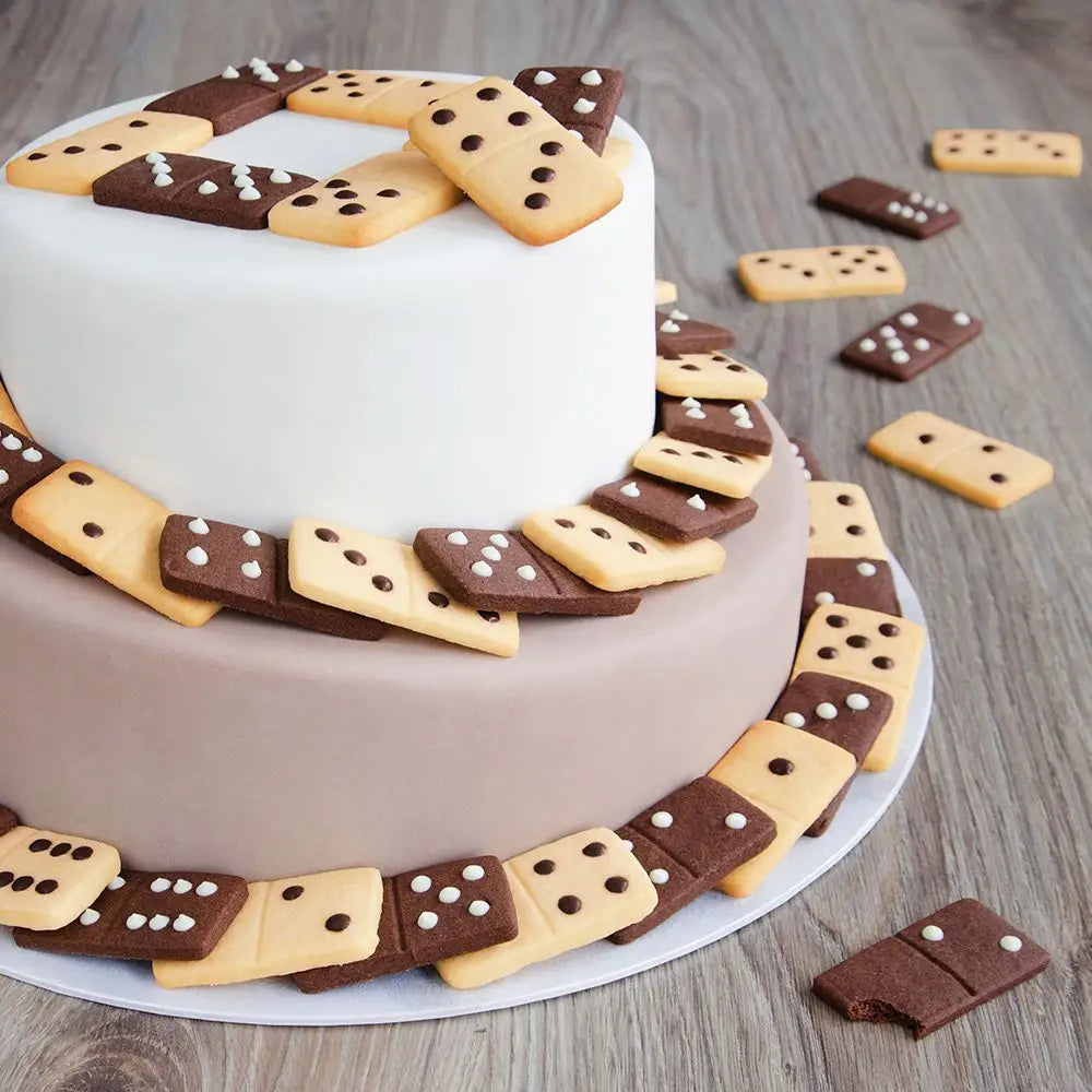 Städter Prägeausstecher ’Domino’ Set / 15tlg. - Keksausstecher Sugar Sweet Kitchen