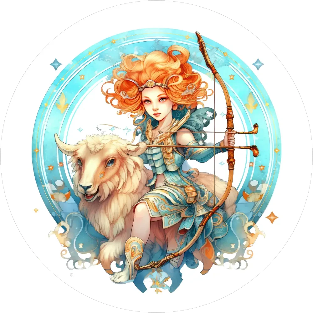 Sternzeichen Schütze-Tortenaufleger2 - personalisierbar - Fondant- Torten- & Cupcakeaufleger Sugar Sweet Kitchen