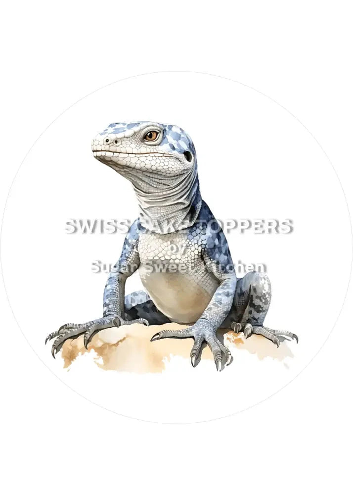 Süsser Echsen-Tortenaufleger7 - personalisierbar - Fondant- Torten- & Cupcakeaufleger Sugar Sweet Kitchen
