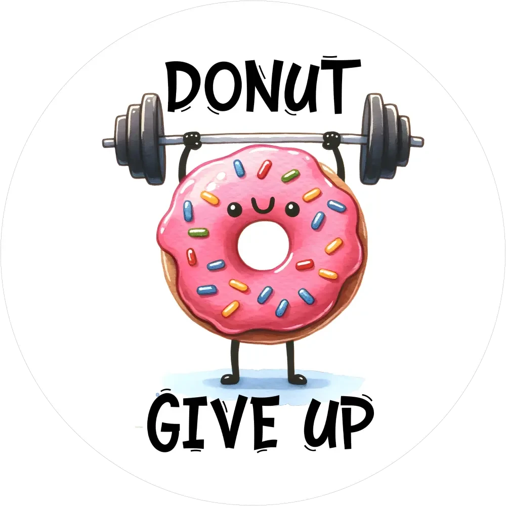 Süsser Gym-Tortenaufleger1 - personalisierbar - Fondant- Torten- & Cupcakeaufleger Sugar Sweet Kitchen