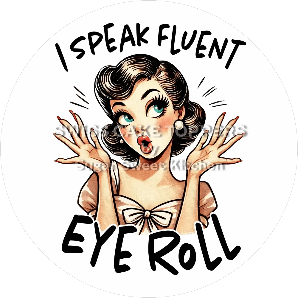 Superwitziger-Tortenaufleger25 - personalisierbar - Fondant- Torten- & Cupcakeaufleger Sugar Sweet Kitchen