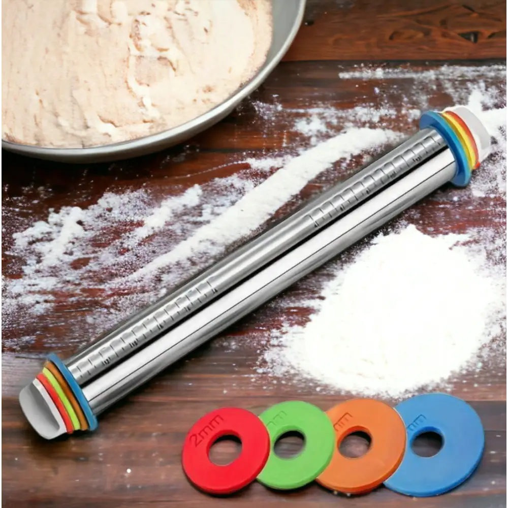 Teigroller Edelstahl verstellbar - Sugar Sweet Kitchen