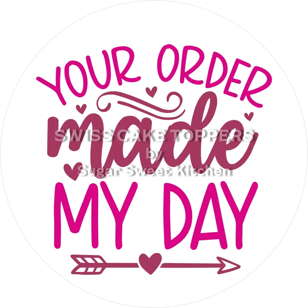 Thank You-Tortenaufleger3 - personalisierbar - Fondant- Torten- & Cupcakeaufleger Sugar Sweet Kitchen