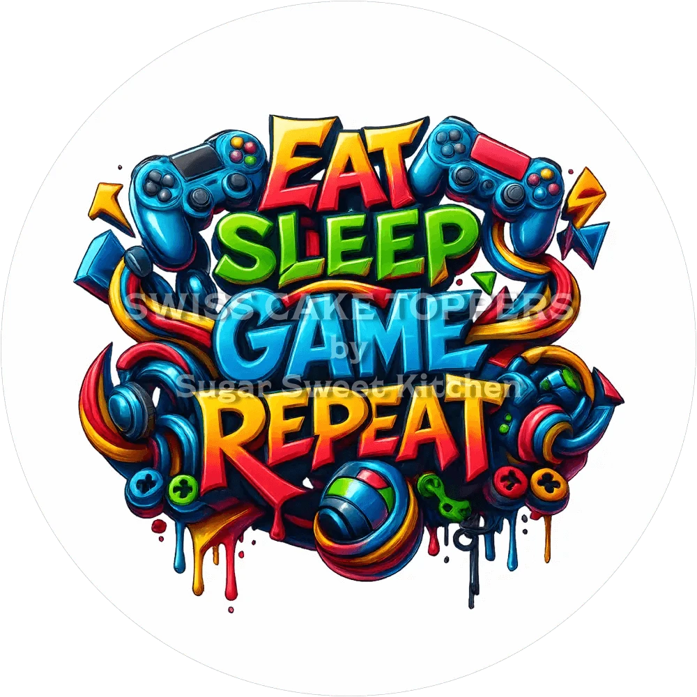 Toller Gaming-Tortenaufleger5 - personalisierbar - Fondant- Torten- & Cupcakeaufleger Sugar Sweet Kitchen