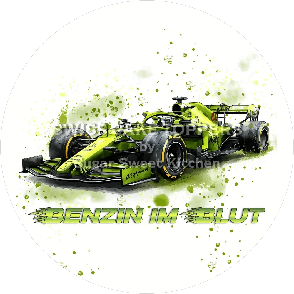 Toller Motorsport-Tortenaufleger3 - personalisierbar - Fondant- Torten- & Cupcakeaufleger Sugar Sweet Kitchen