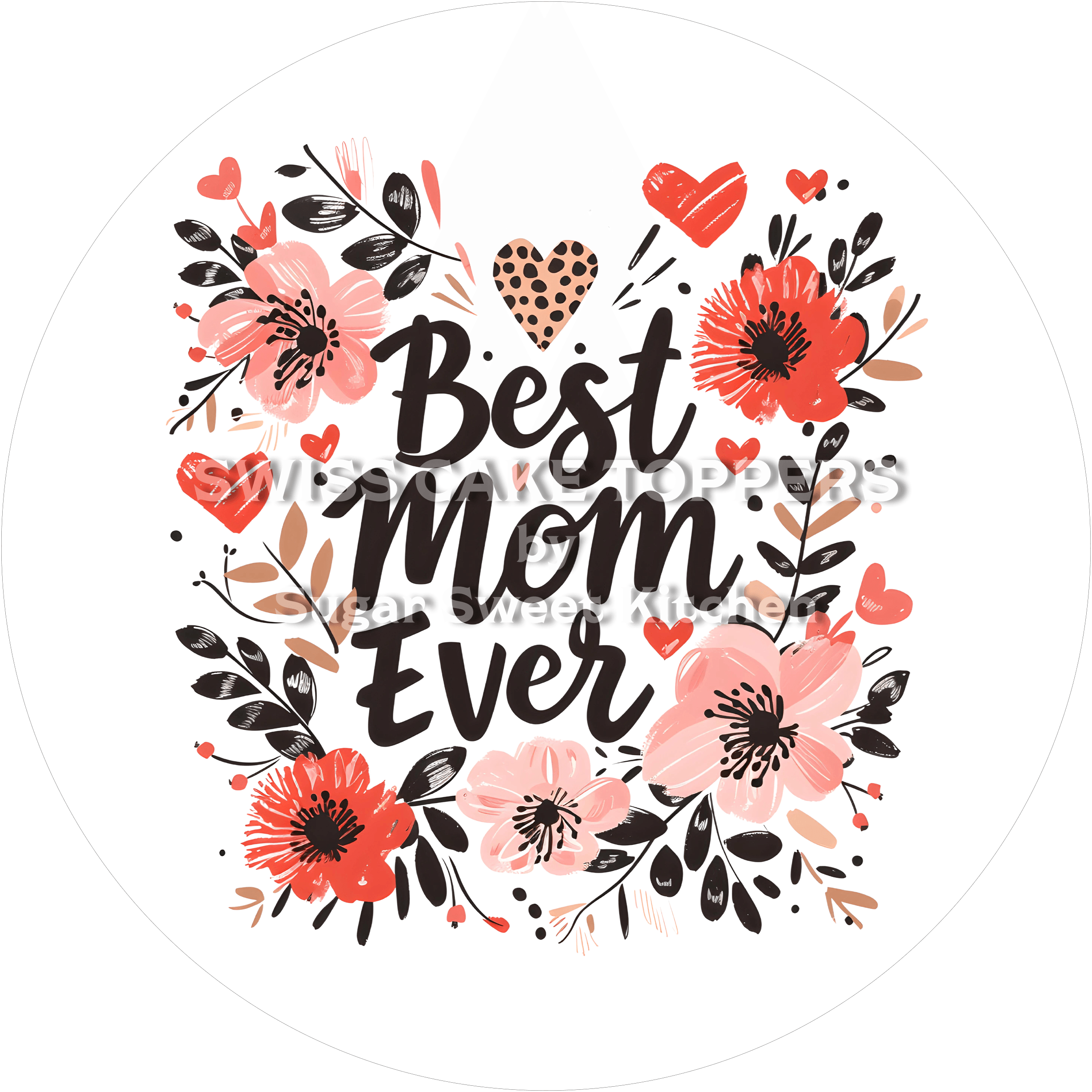 Toller Tortenaufleger für die Familie15 - personalisierbar - Fondant- Torten- & Cupcakeaufleger Sugar Sweet Kitchen