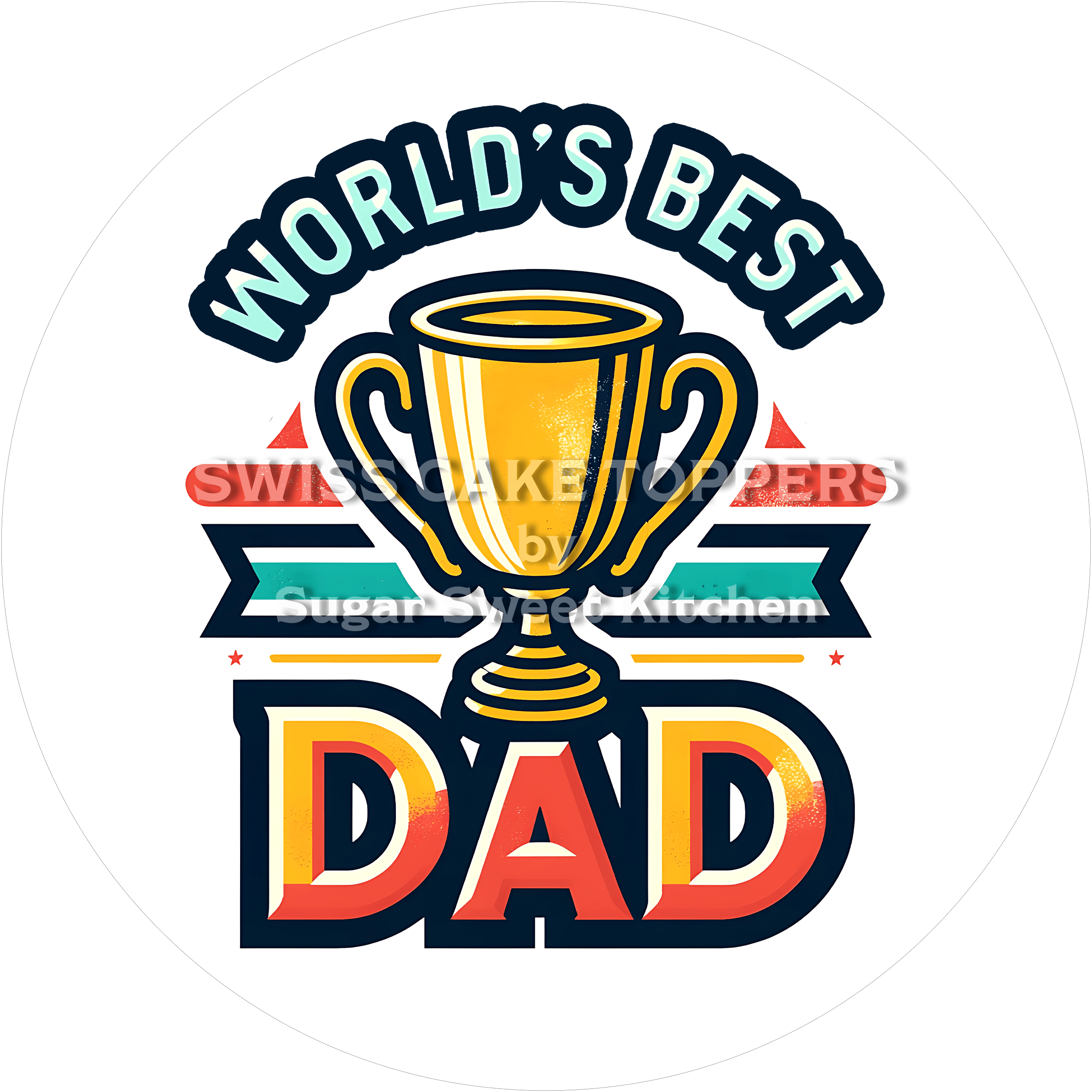 Toller Tortenaufleger für die Familie9 - personalisierbar - Fondant- Torten- & Cupcakeaufleger Sugar Sweet Kitchen