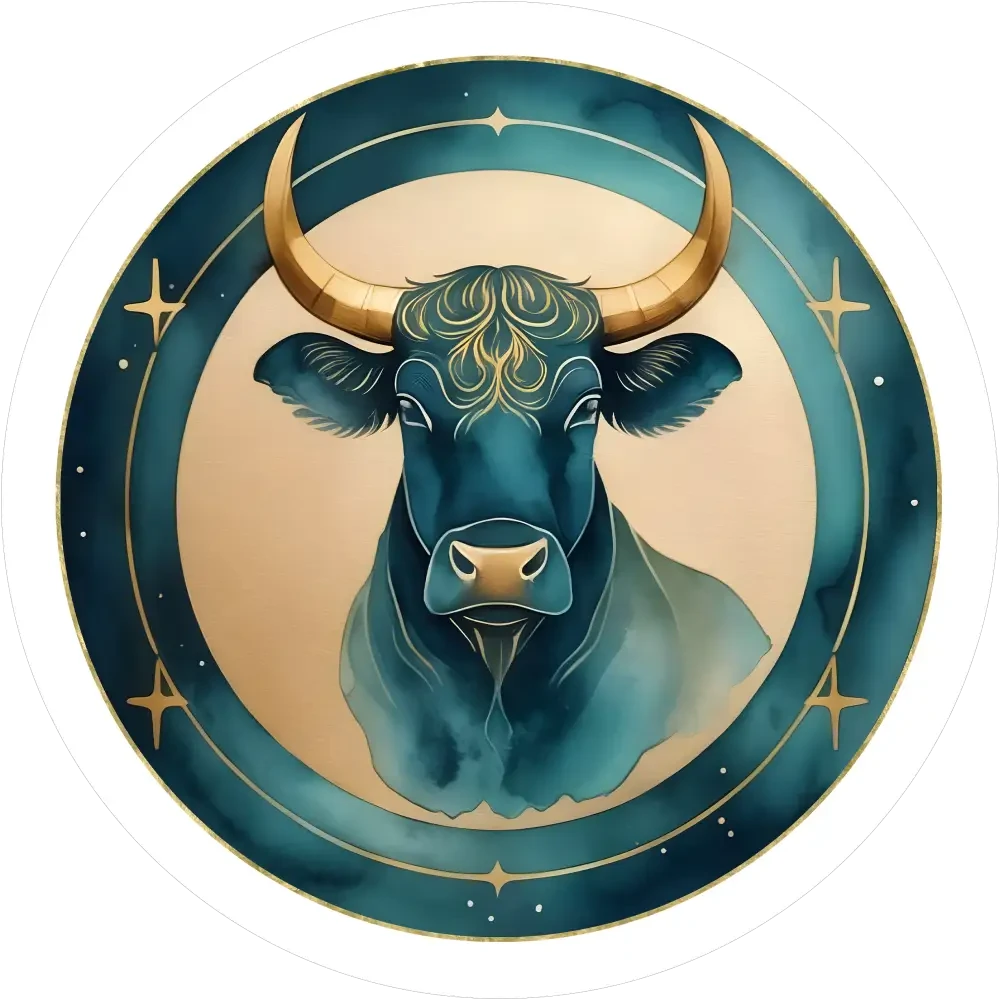 Tortenaufleger-Chinesisches Sternzeichen Büffel9 - personalisierbar - Fondant- Torten- & Cupcakeaufleger Sugar Sweet