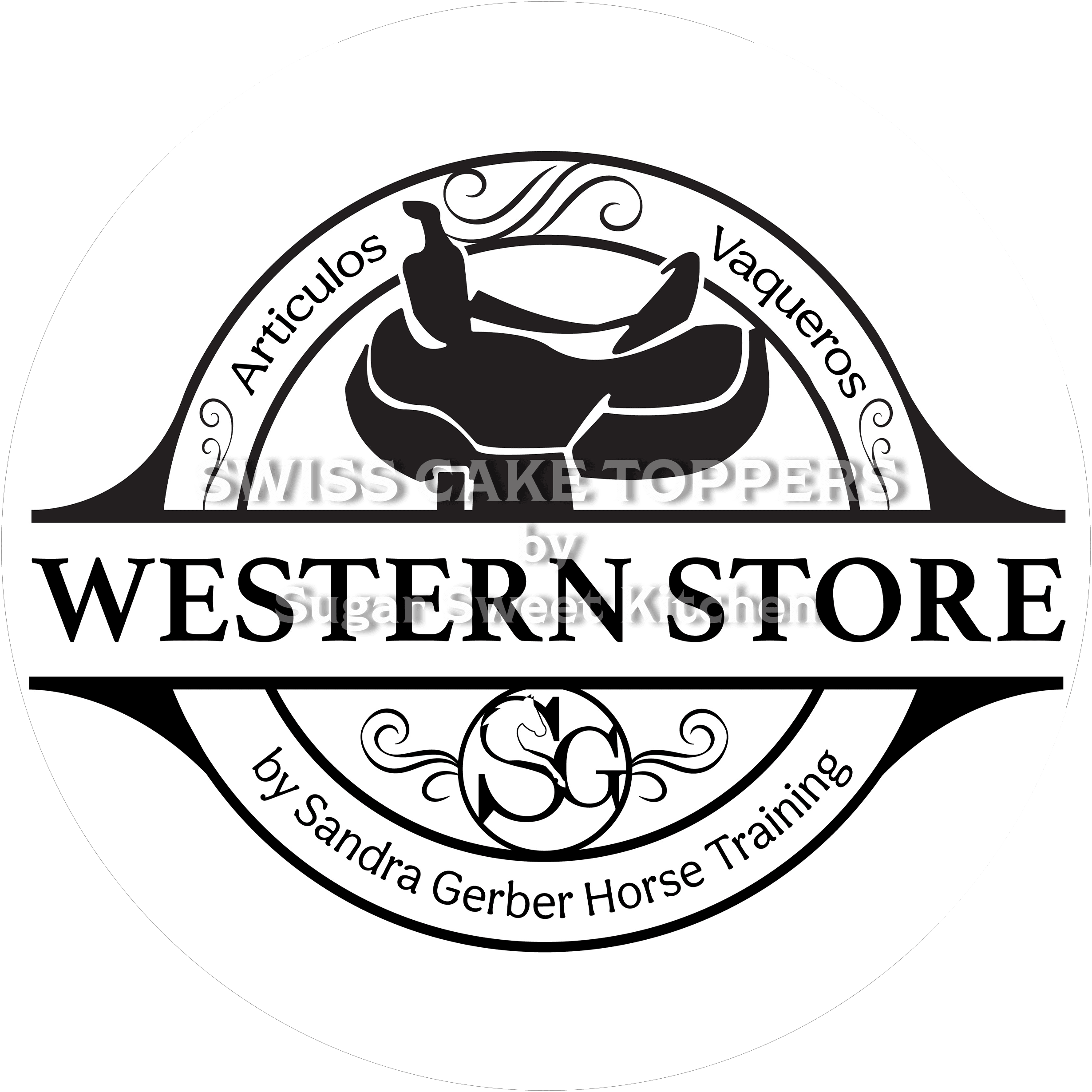 Tortenaufleger mit deinem Logo - Fondant- Torten- & Cupcakeaufleger Sugar Sweet Kitchen