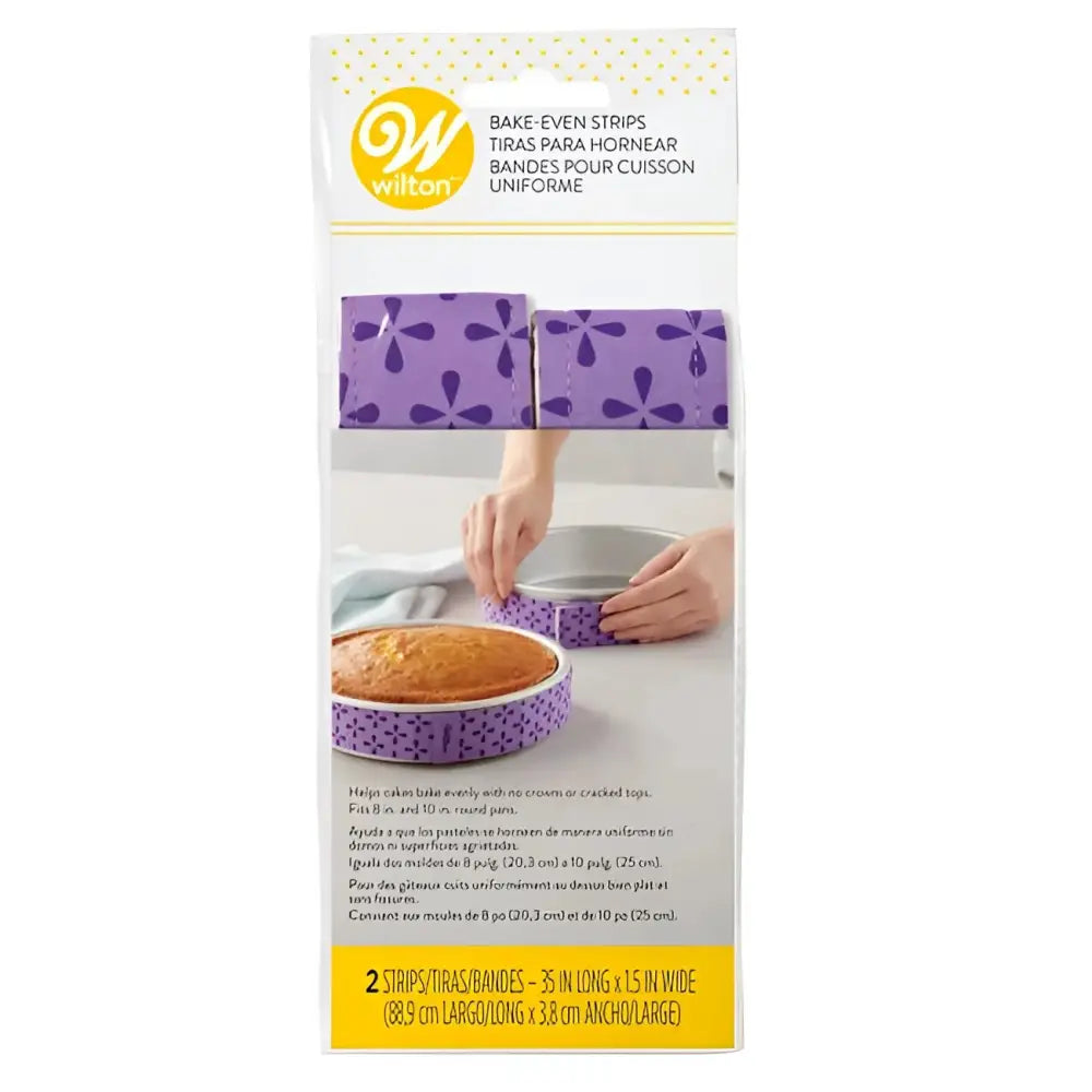 Wilton Bake-Even-Strip / 2Stk - Backzubehör Sugar Sweet Kitchen