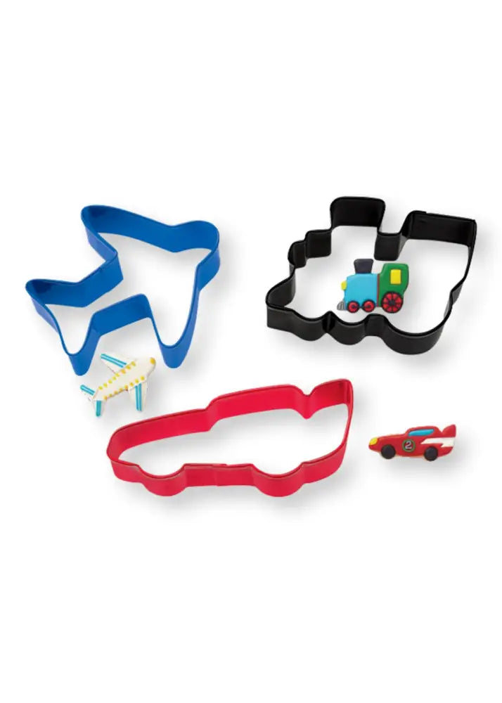 Wilton Cookie Cutter Transportation Set/3 - Keksausstecher Sugar Sweet Kitchen