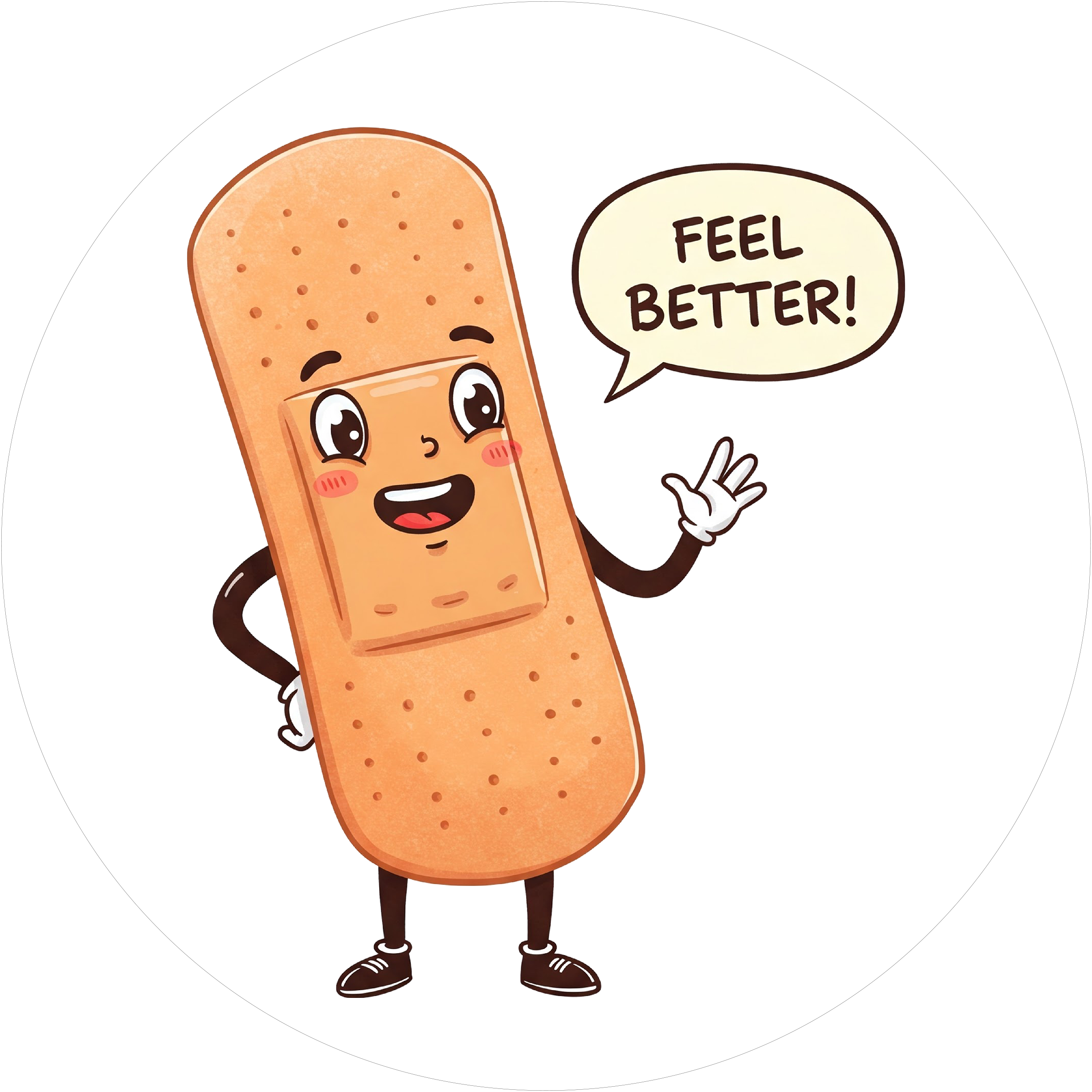 Witziger Tortenaufleger mit Genesungswünschen5 - personalisierbar - Fondant- Torten- & Cupcakeaufleger Sugar Sweet