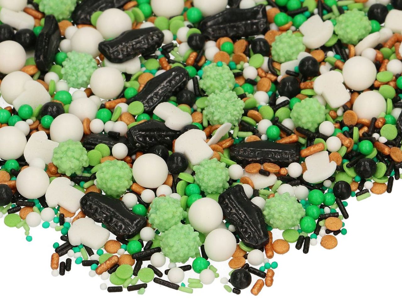 Zuckerstreusel Mix 3D Fussball FC / 70g - Zuckerdekorationen Sugar Sweet Kitchen