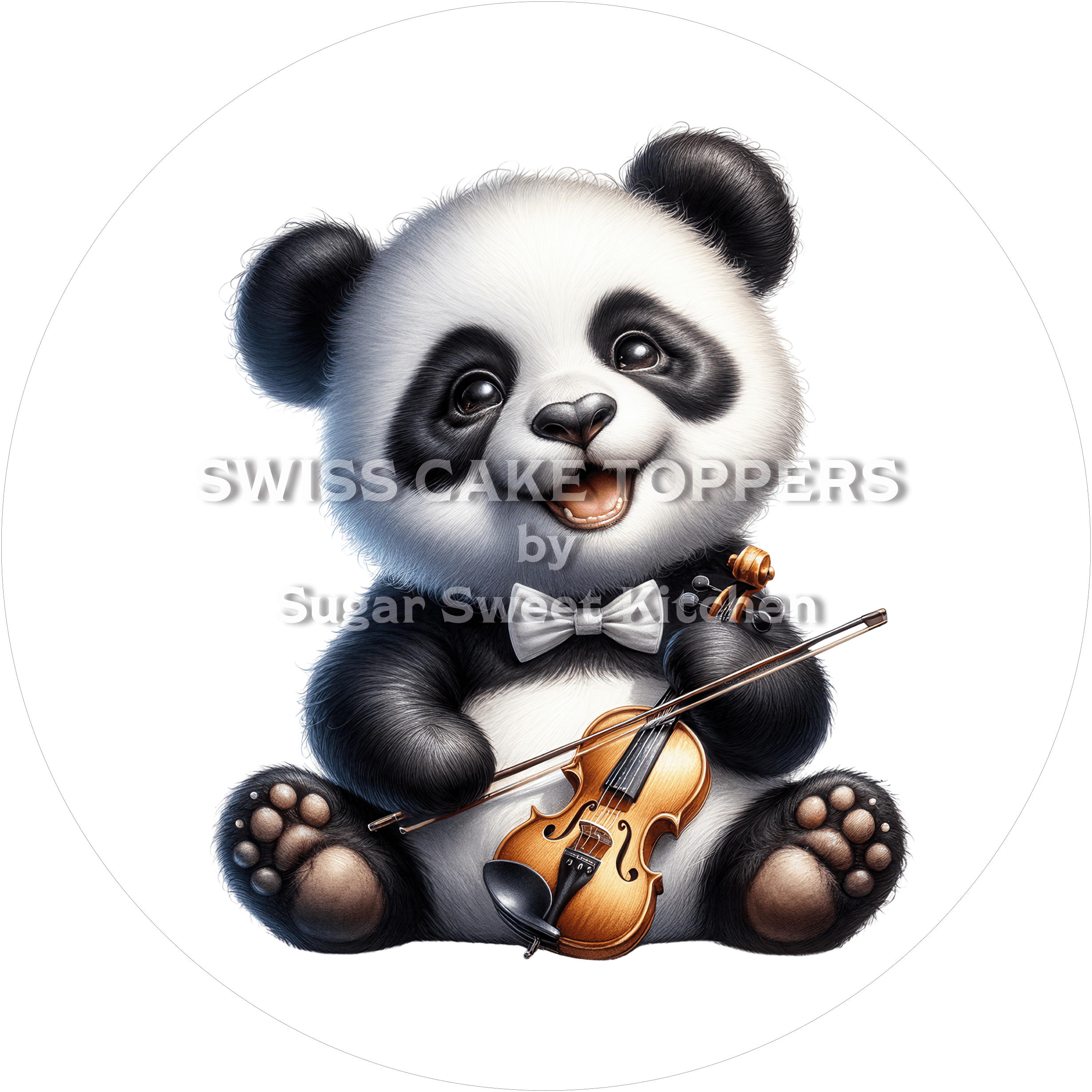 Zuckersüsser Tortenaufleger Musik16 - personalisierbar - Fondant- Torten- & Cupcakeaufleger Sugar Sweet Kitchen