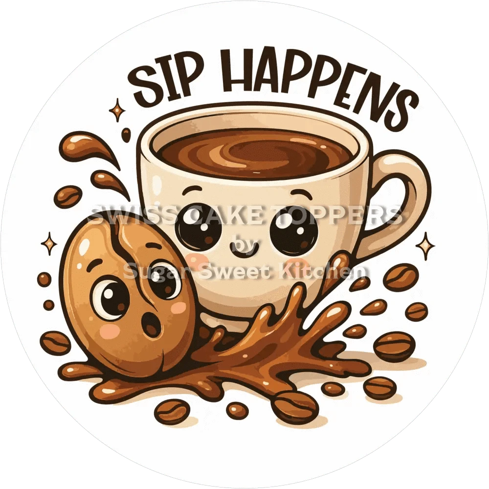 Zuckersüsser-Tortenaufleger12 - personalisierbar - Fondant- Torten- & Cupcakeaufleger Sugar Sweet Kitchen