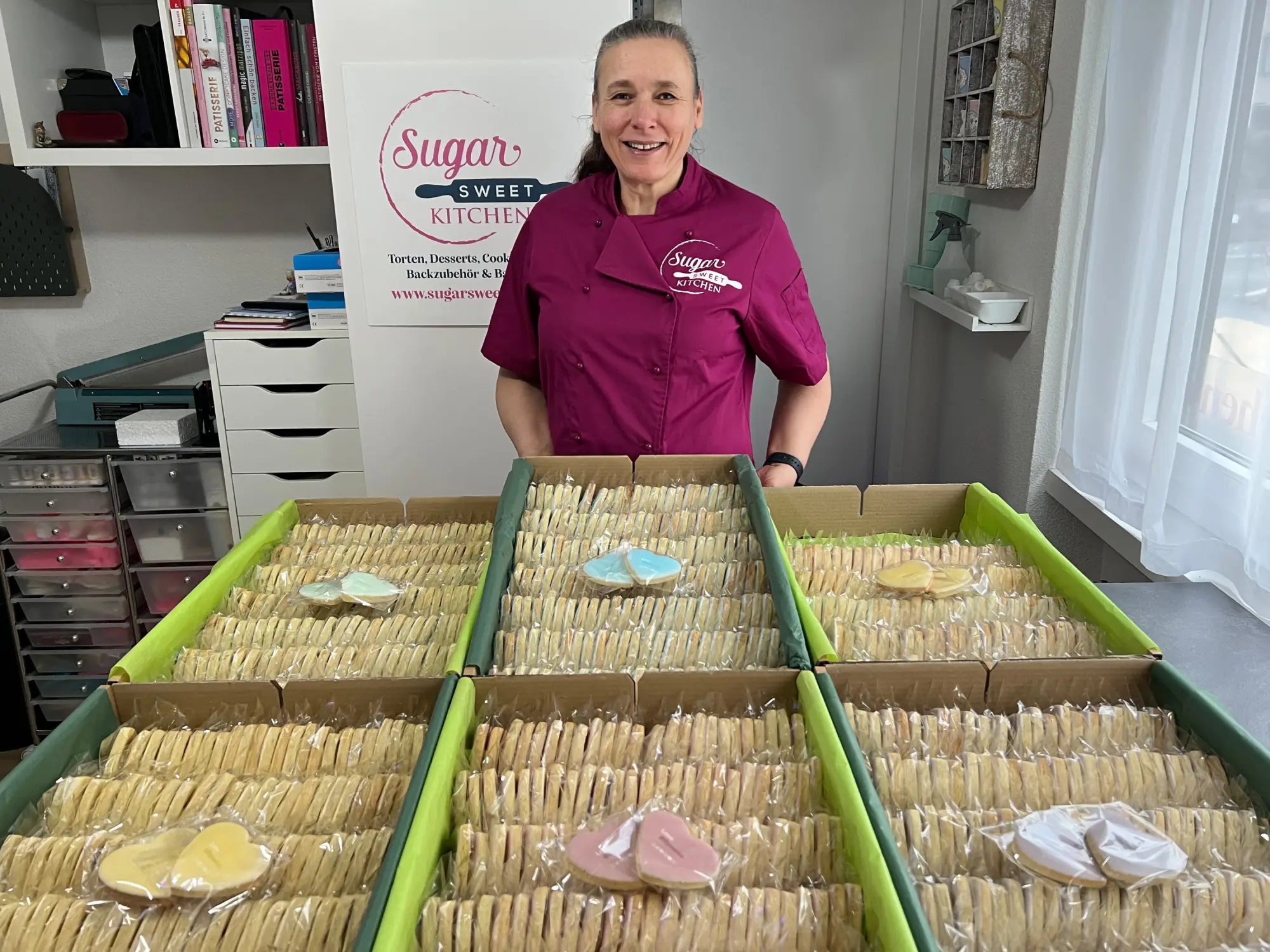 1000 Valentins-Cookies für die Swiss!
