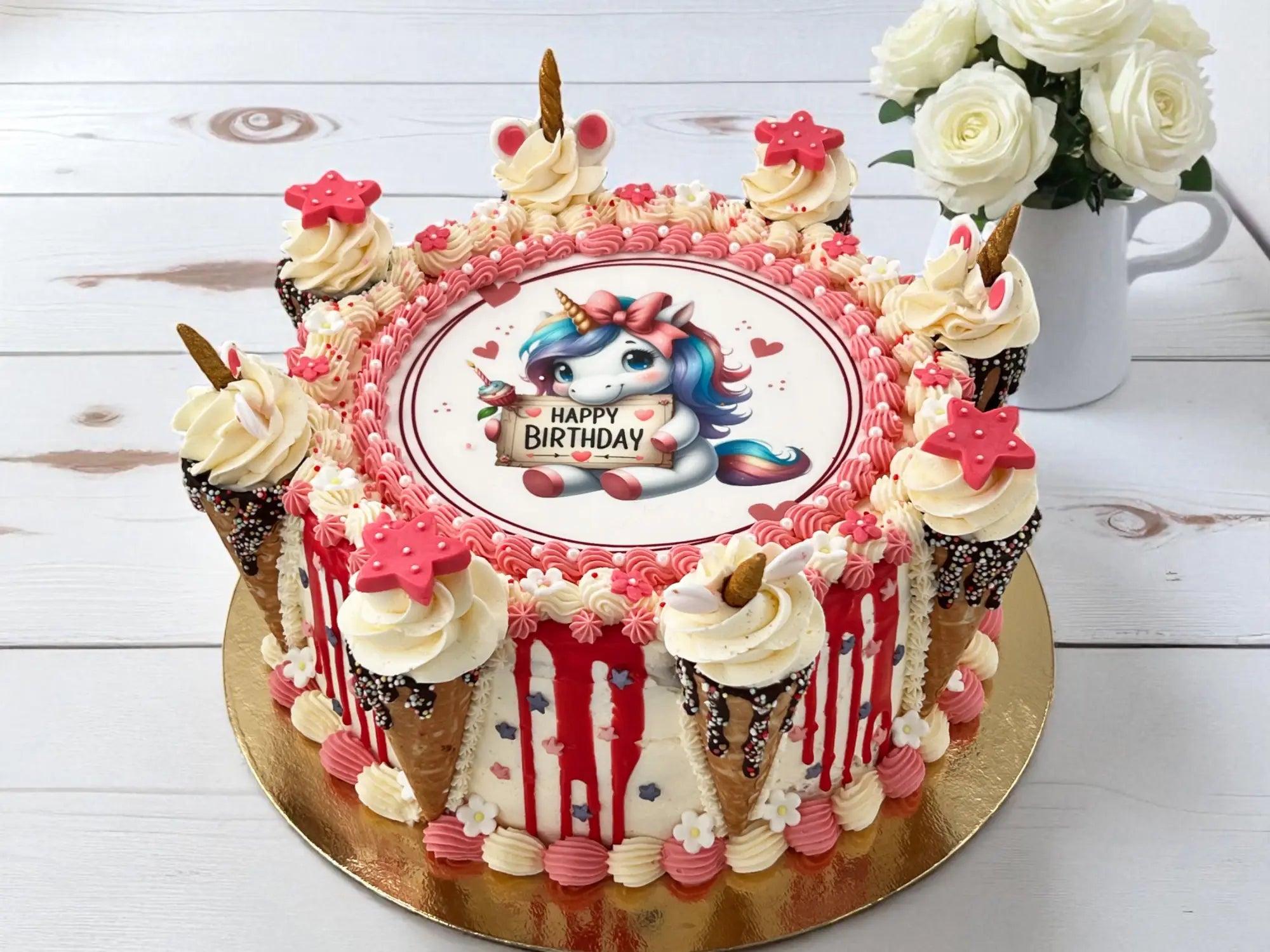 Zuckersüsse Geburtstagstorte..