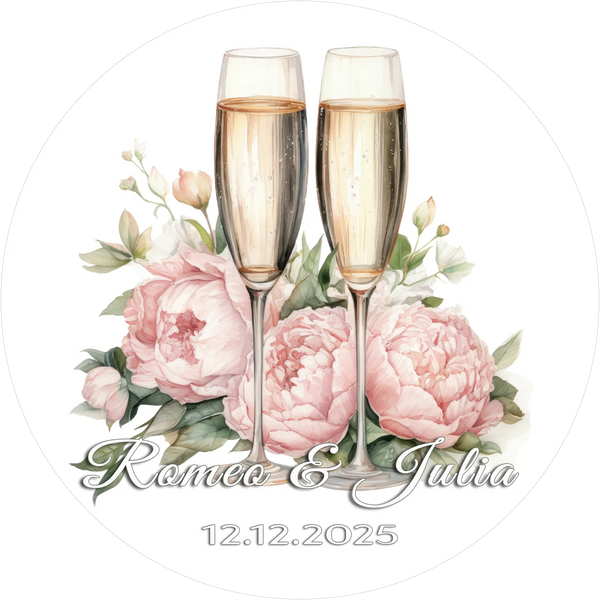 Personalisierbare Hochzeits-Aufleger