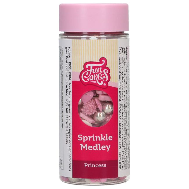 FunCakes Sprinkle Medley Princess / 50g - Zuckerdekorationen Sugar Sweet Kitchen