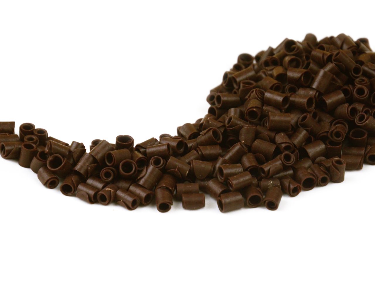 Schokoladen-Curls Zartbitter / 50g - Schokolade Sugar Sweet Kitchen