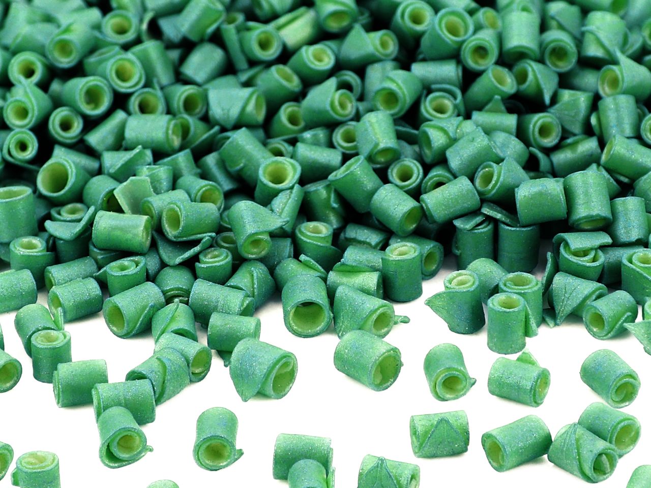 Schokoladen-Curls Grün / 50g - Schokolade Sugar Sweet Kitchen