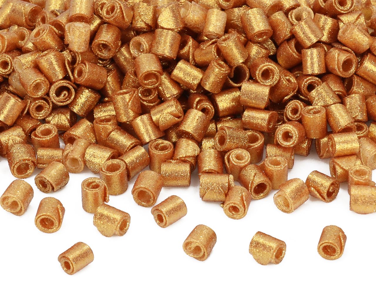 Schokoladen-Curls Gold / 50g - Schokolade Sugar Sweet Kitchen