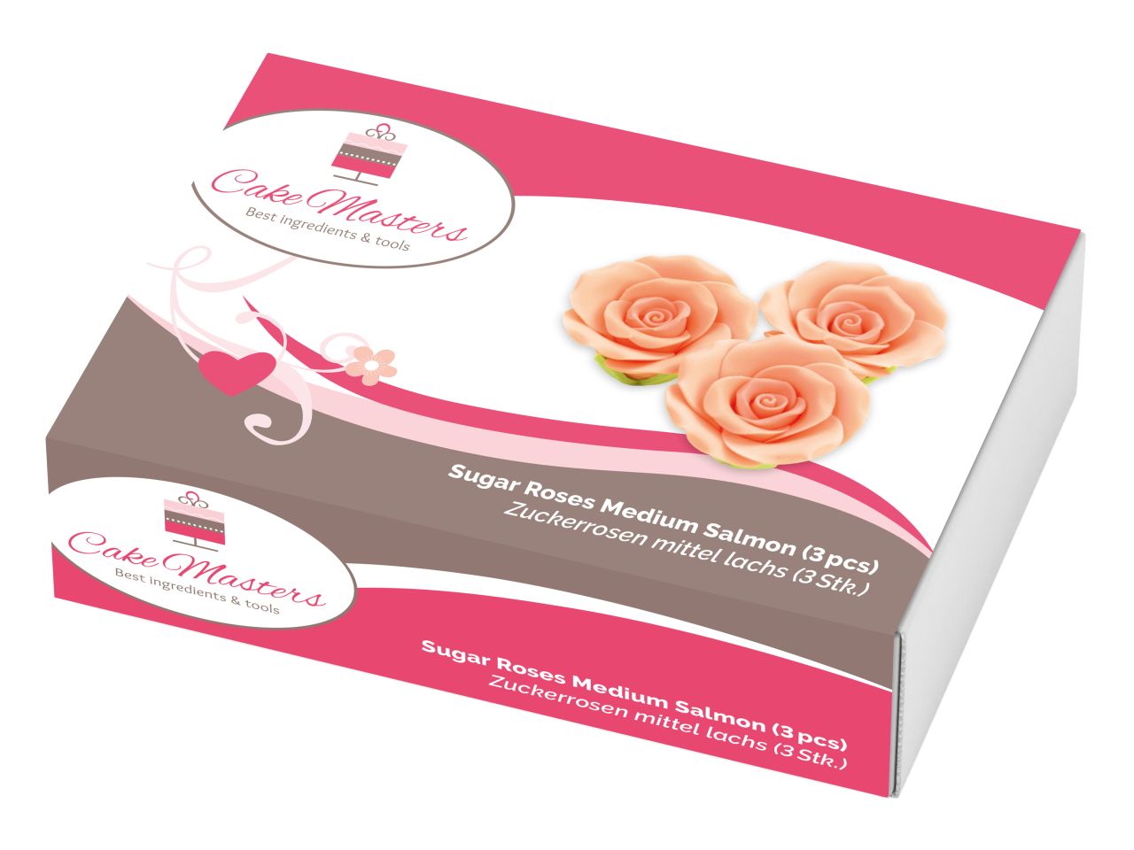 CM Zucker-Rosen Lachs 35mm / 3Stk.