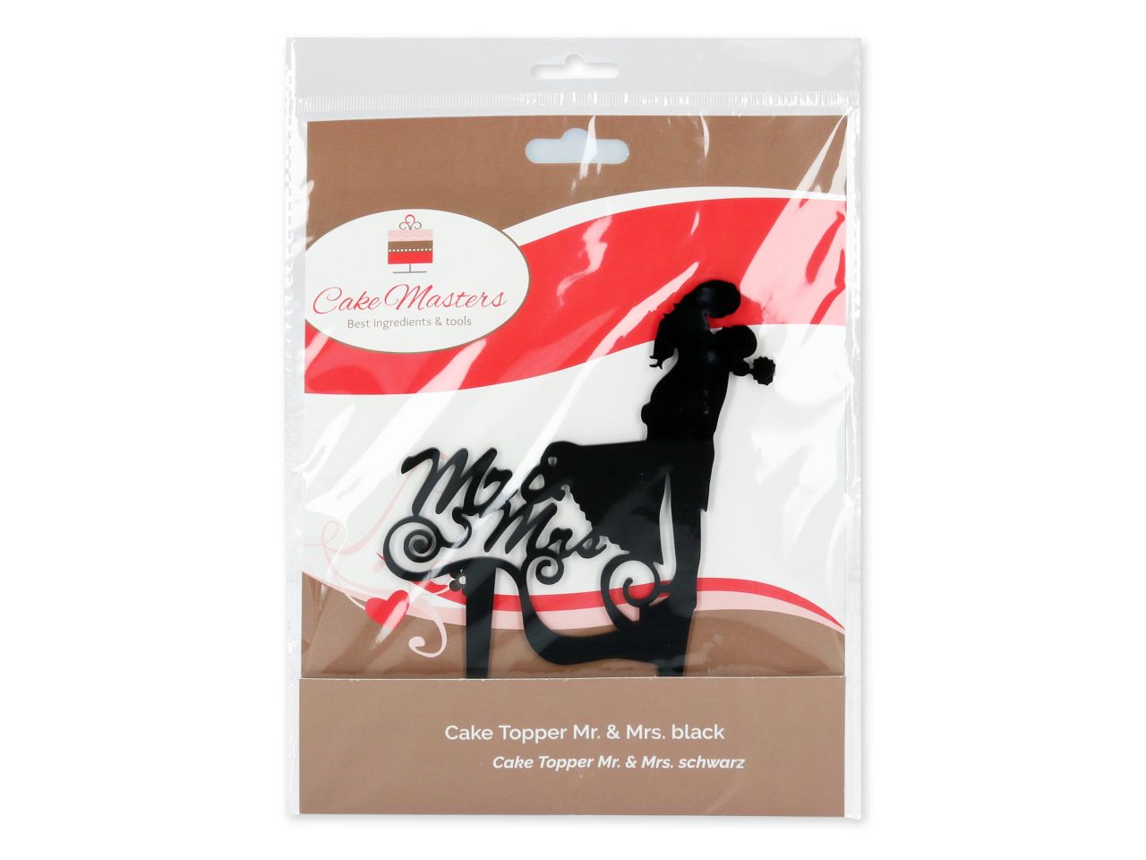 CM Cake Topper ’Mr & Mrs’ schwarz - Dekorationen nicht essbar Sugar Sweet Kitchen