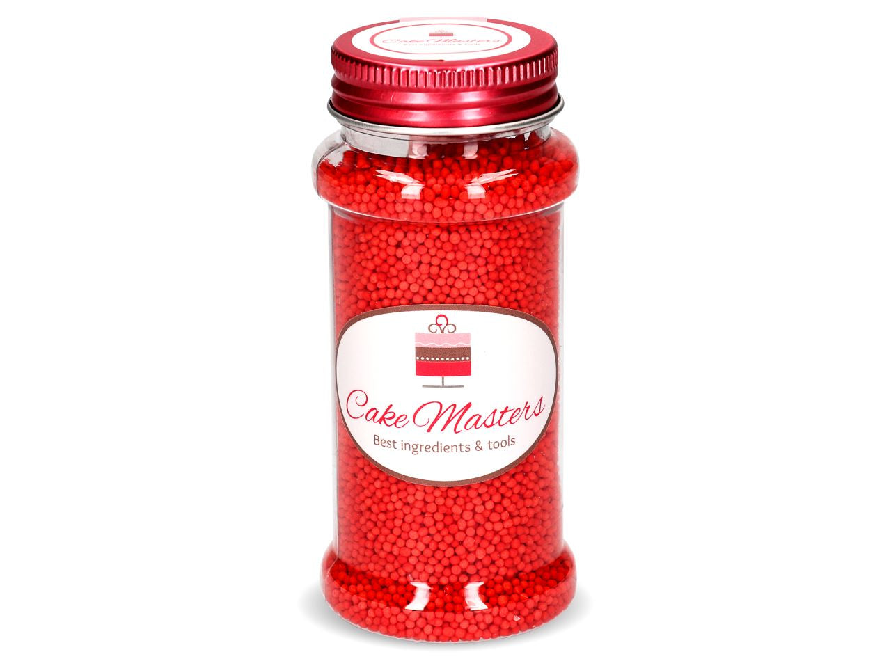 CM Nonpareils Zuckerperlen rot / 90g - Sugar Sweet Kitchen