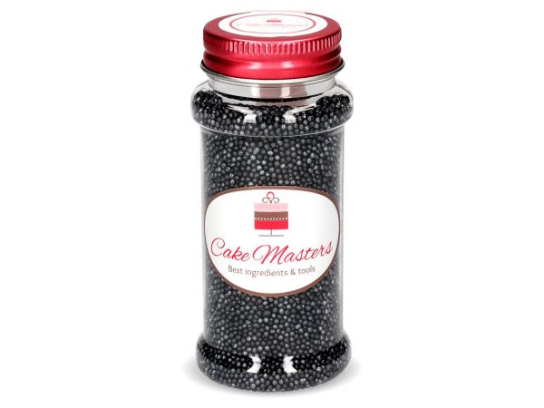 CM Nonpareils Zuckerperlen schwarz / 90g - Sugar Sweet Kitchen