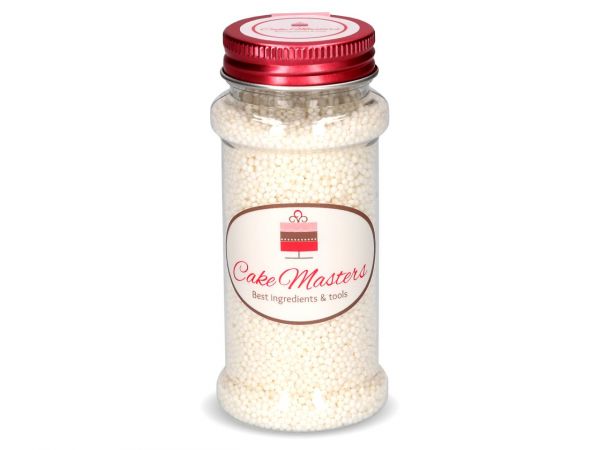 CM Nonpareils Zuckerperlen weiss / 90g - Sugar Sweet Kitchen