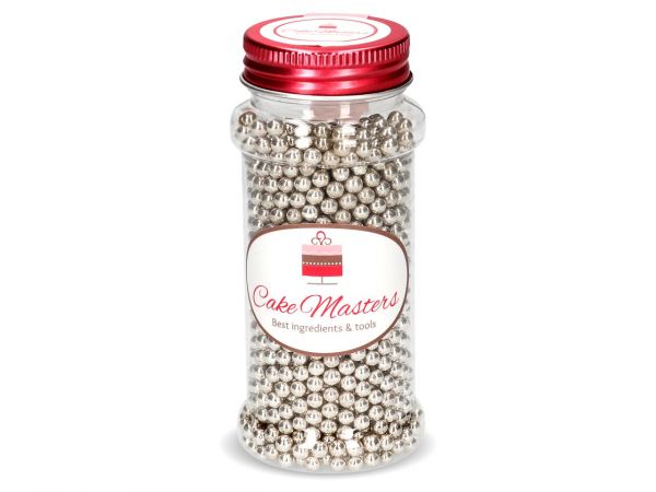 CM Silberperlen klein / 100g - Zuckerdekorationen Sugar Sweet Kitchen