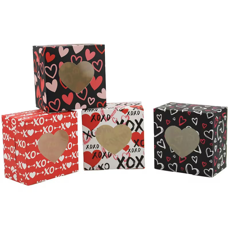 Geschenkboxen ’Love’ quadratisch / 4Stk. - Verpackungen Sugar Sweet Kitchen