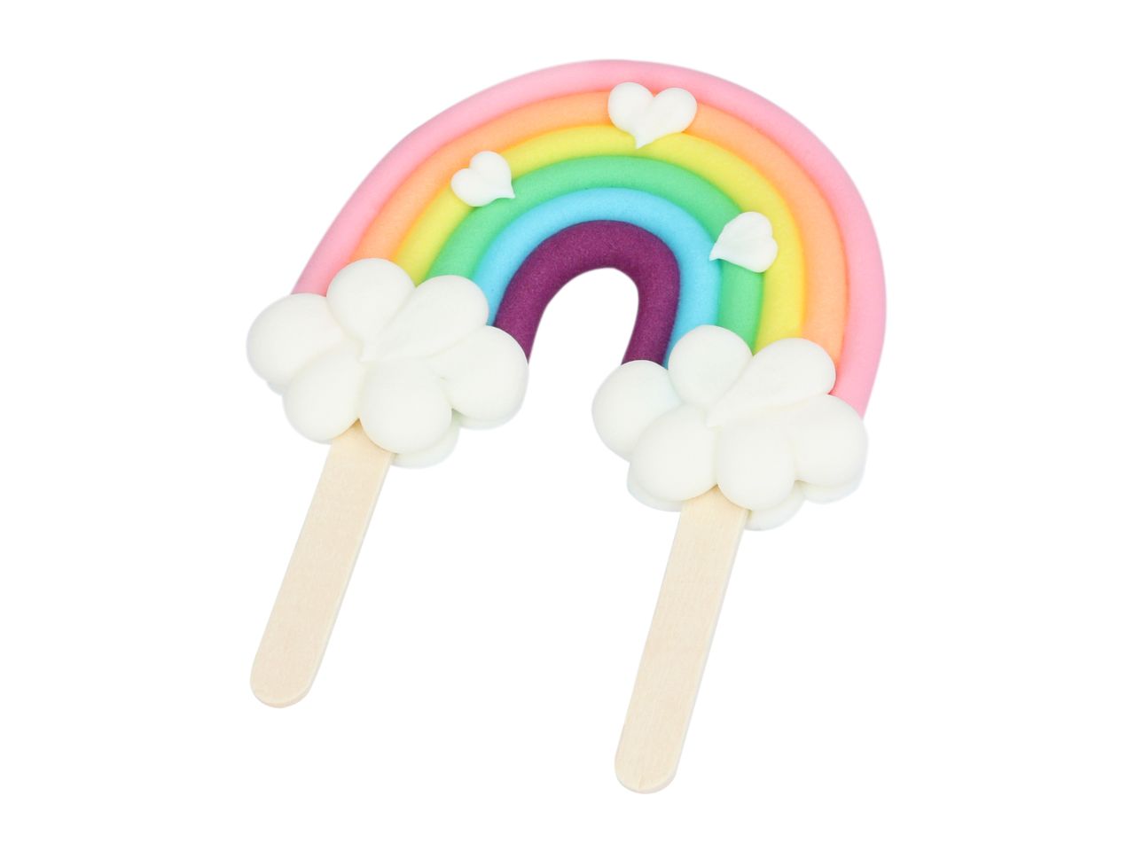 CM Zuckerdekoration ’Regenbogen Pastell’ / 1Stk. - Zuckerdekorationen Sugar Sweet Kitchen