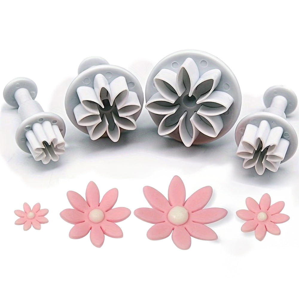Fondant Ausstecher Veilchen / 4tlg.