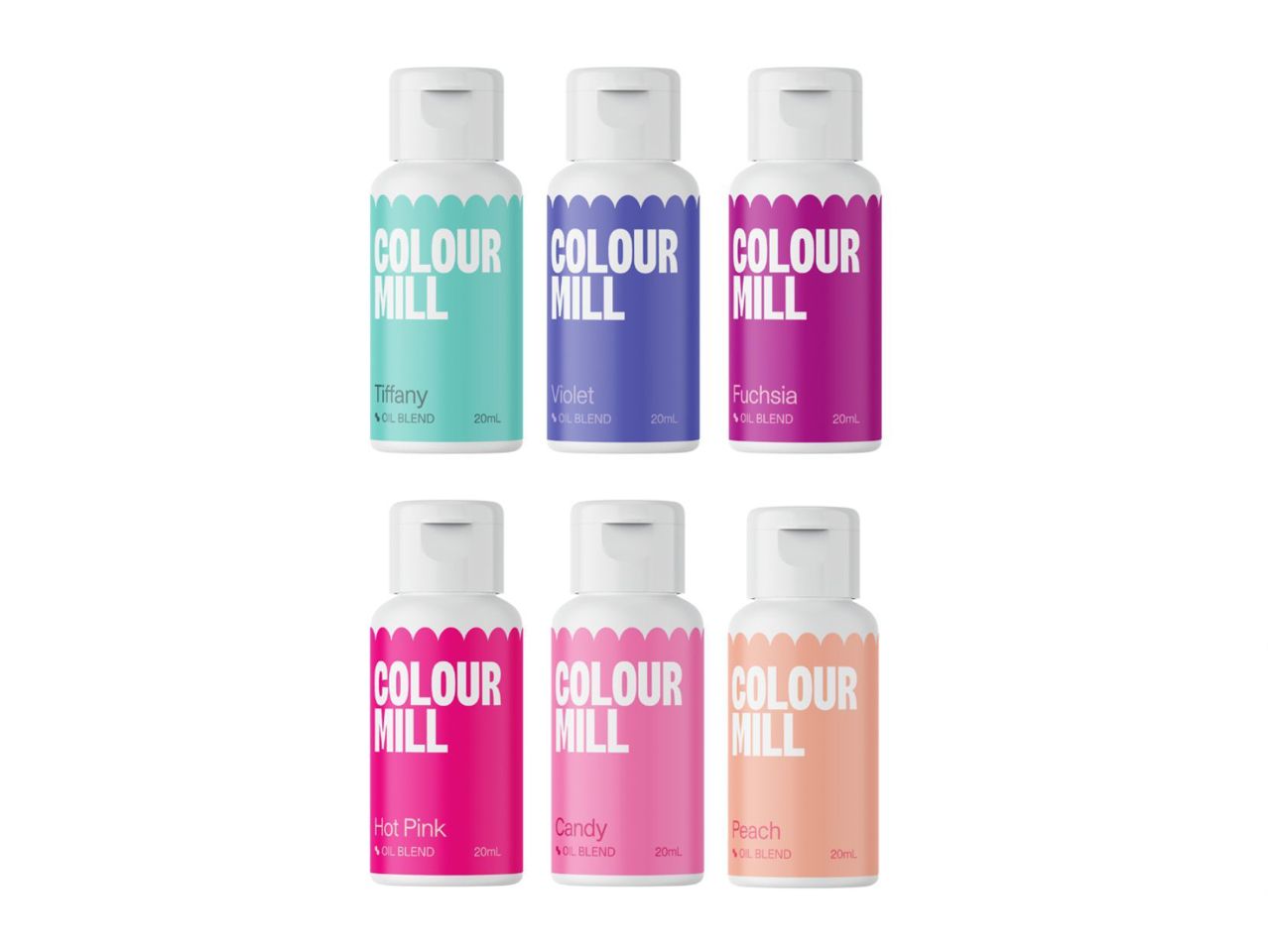 Colour Mill Oil Blend Fairy Tale-Set / 6 Stk. - Lebensmittelfarben Sugar Sweet Kitchen