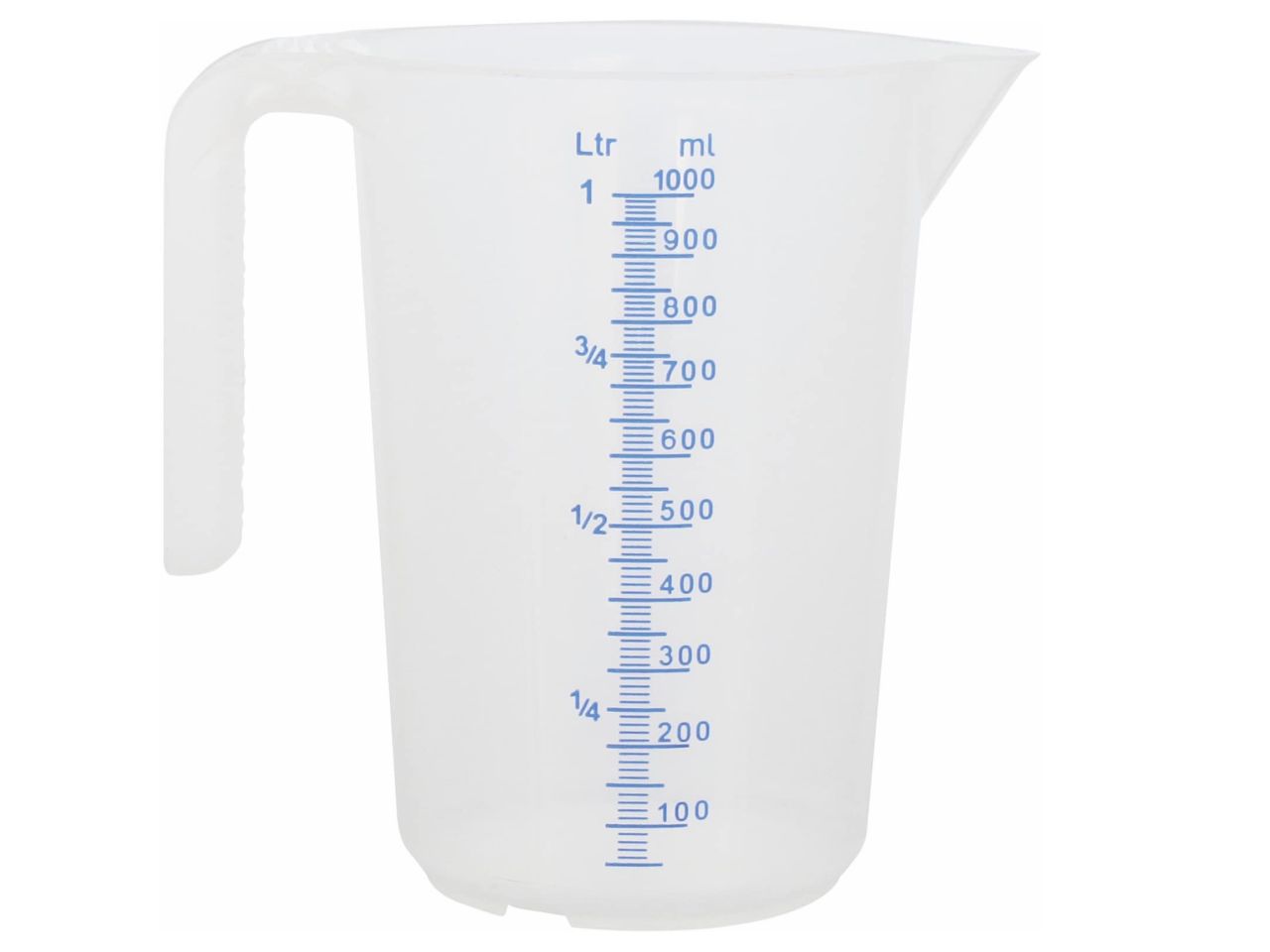 Messbecher aus Kunststoff 1 L / 1Stk - Sugar Sweet Kitchen