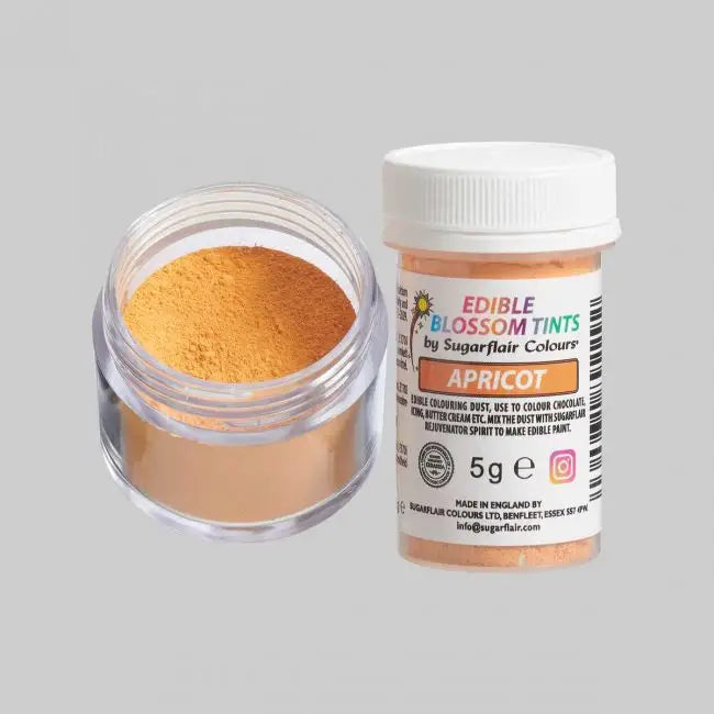 45 leuchtende Sugarflair Blossom Tint Dust - Puderfarben - Apricot - Lebensmittelfarben Sugar Sweet Kitchen