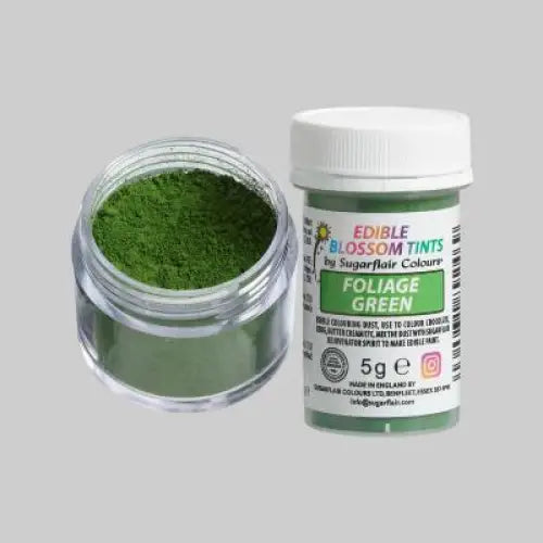 45 leuchtende Sugarflair Blossom Tint Dust - Puderfarben - Foliage Green - Lebensmittelfarben Sugar Sweet Kitchen