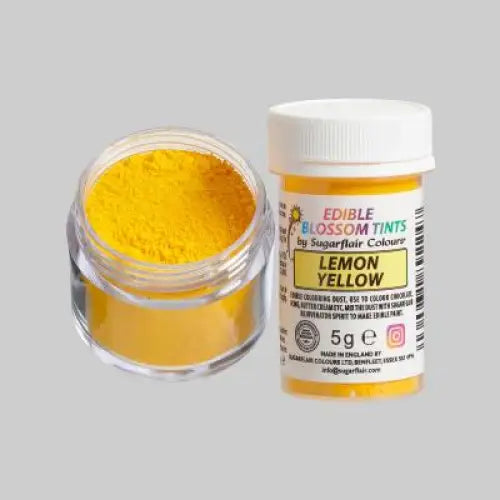 45 leuchtende Sugarflair Blossom Tint Dust - Puderfarben - Lemon Yellow - Lebensmittelfarben Sugar Sweet Kitchen