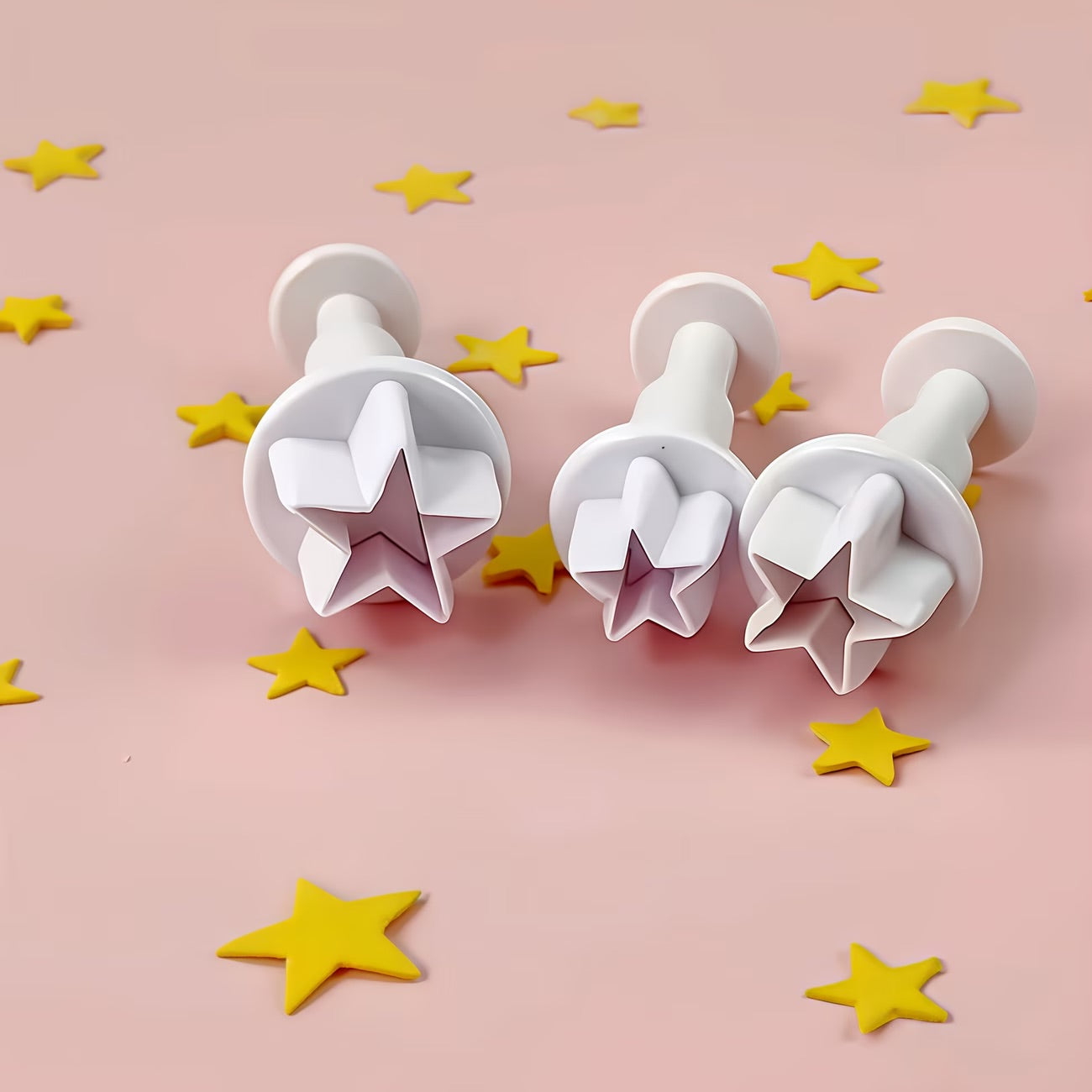 Fondant Ausstecher kleine Sterne / 3tlg.