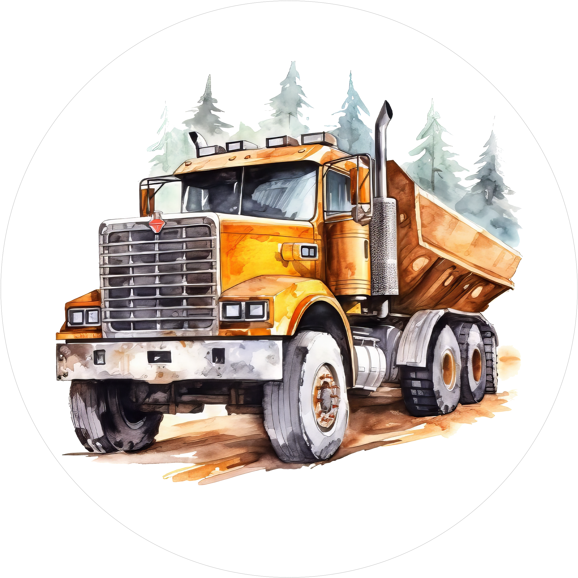 Truck Tortenaufleger2 - personalisierbar