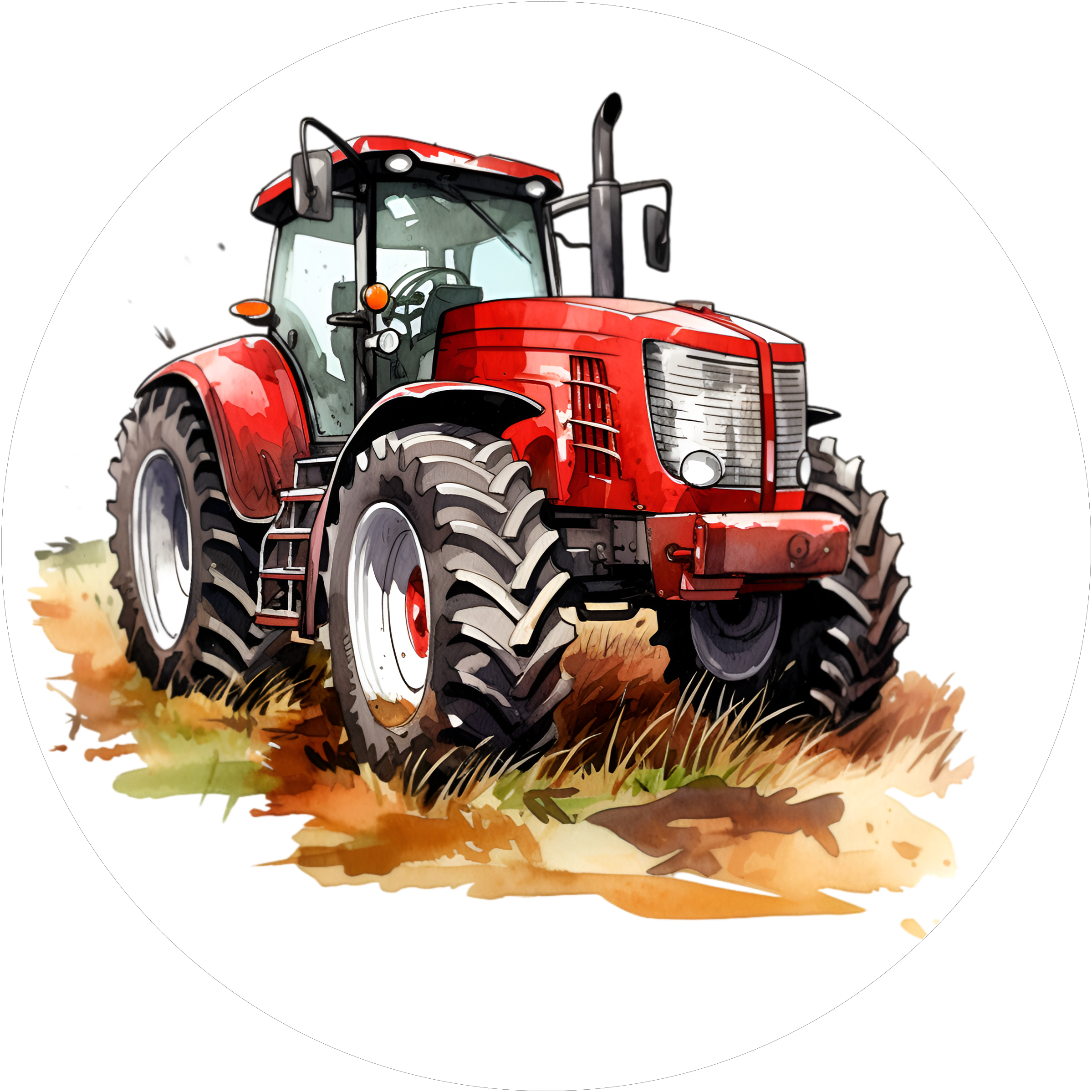 Traktor-Tortenaufleger3 - personalisierbar