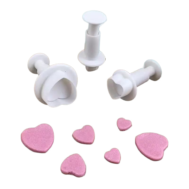 Fondant Ausstecher Herz / 3tlg.