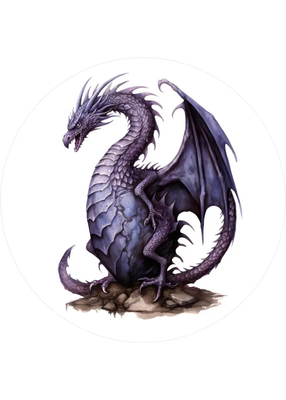 Drachen-Tortenaufleger5 - personalisierbar